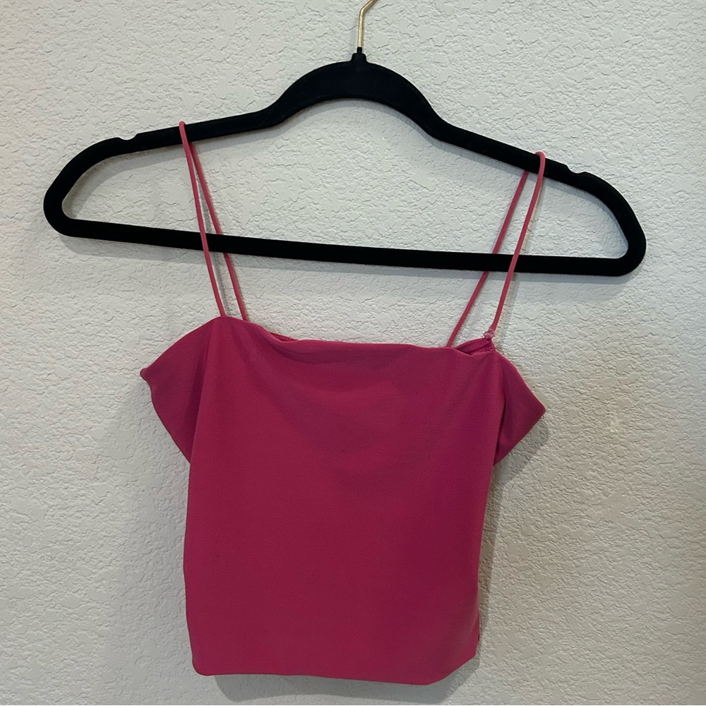 Pink tank top